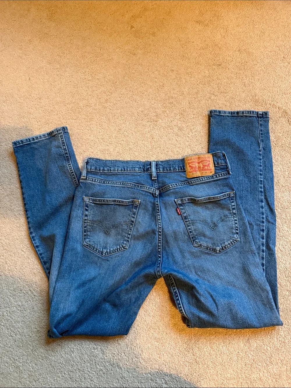 Levi's Slim Fit Blue Denim Jeans